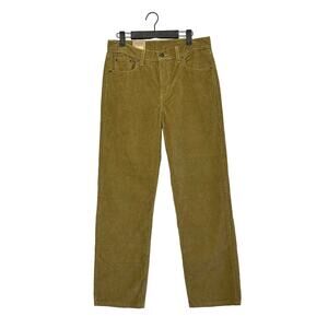Levi's Low Pro Corduroy Straight Leg Pants NWT Men's Sz 29x30 Green Brown
